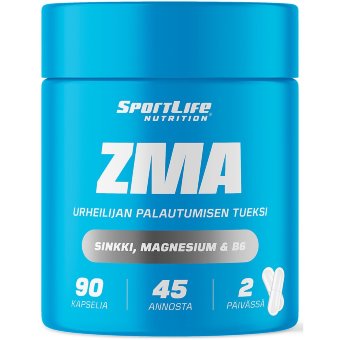ZMA витаминный комплекс (Цинк - Магний - B6) SportLife Nutrition 90 капсул ZMA витаминный комплекс (Цинк - Магний - B6) SportLife Nutrition 90 капсул