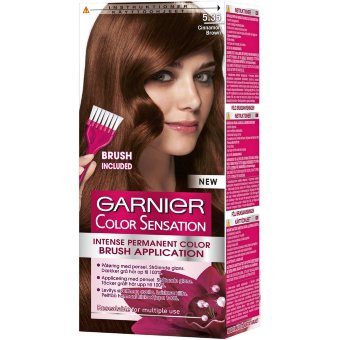 Краска для волос Garnier Color Sensation 5.35 корично-коричневый махагоновый золотисто-коричневый стойкая 1 шт Краска для волос Garnier Color Sensation 5.35 корично-коричневый махагоновый золотисто-коричневый стойкая 1 шт