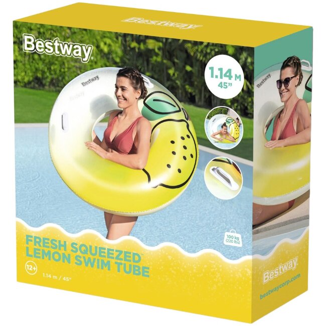 Надувной матрас для плавания для взрослых Bestway Fresh Squeezed Lemon Надувной матрас для плавания для взрослых Bestway Fresh Squeezed Lemon