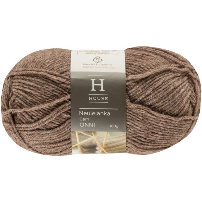 Пряжа для вязания House Onni 100 гр Sand Brown 1367 Пряжа для вязания House Onni 100 гр Sand Brown 1367