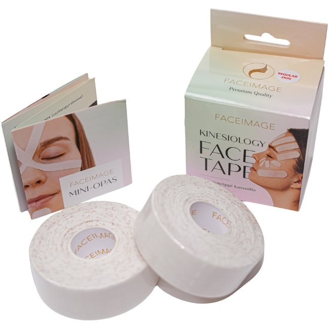 Кинезио тейп для лица Faceimage Regular 2x 2,5 x 5 м Кинезио тейп для лица Faceimage Regular 2x 2,5 x 5 м