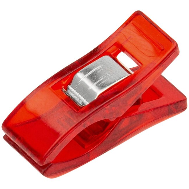 Тканевые клипсы Prym 2,6 см 12 шт красные