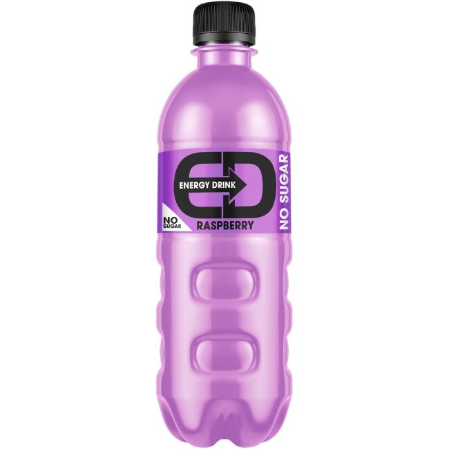 Энергетический напиток ED Raspberry No Sugar 0,5 л