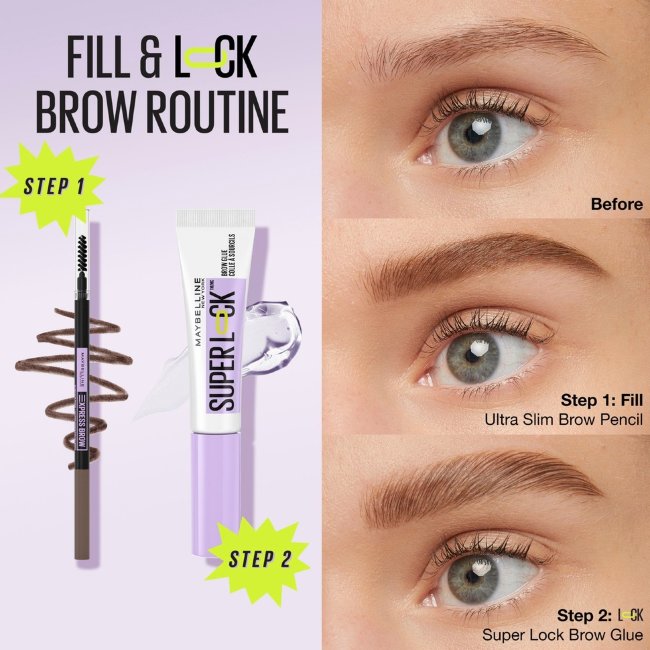 Гель для бровей Maybelline New York Superlock Brow Glue 8 гр Гель для бровей Maybelline New York Superlock Brow Glue 8 гр