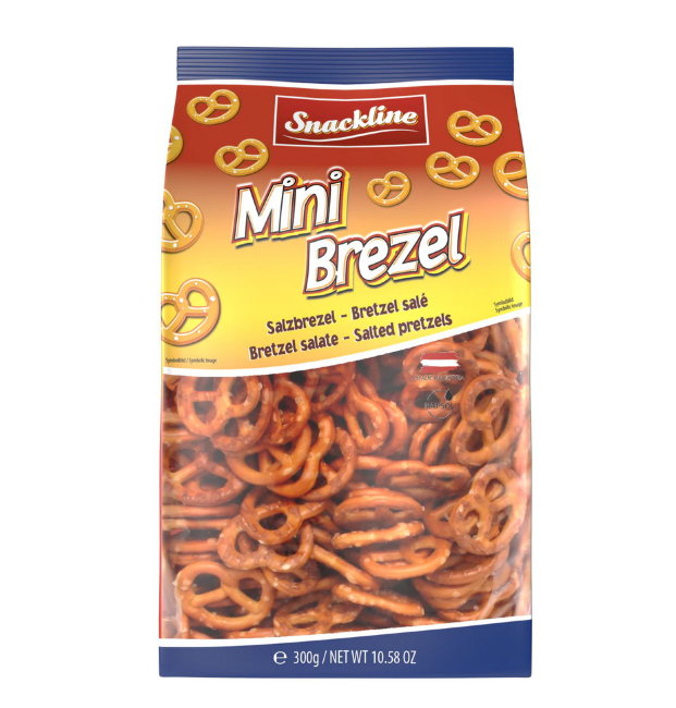 Крекер Snackline Mini Brezel 300 гр