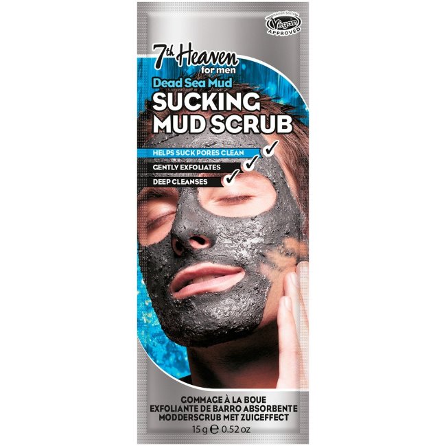 Скраб для лица с грязью мёртвого моря Montagne Jeunesse 7th Heaven Mens 15 гр Скраб для лица с грязью мёртвого моря Montagne Jeunesse 7th Heaven Mens 15 гр