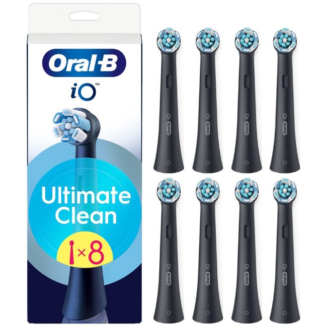 Сменные насадки Oral-B iO Ultimate Clean Black 8 шт Сменные насадки Oral-B iO Ultimate Clean Black 8 шт