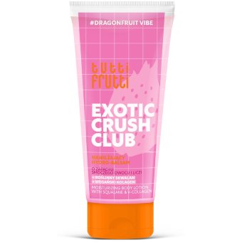 Крем для тела Tutti Frutti Exotic Crush Club с драконьим фруктом, скваланом и витаминным коллагеном 200 мл