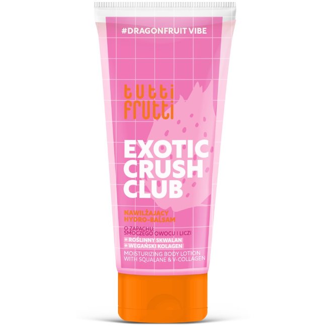 Крем для тела Tutti Frutti Exotic Crush Club с драконьим фруктом, скваланом и витаминным коллагеном 200 мл Крем для тела Tutti Frutti Exotic Crush Club с драконьим фруктом, скваланом и витаминным коллагеном 200 мл