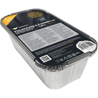 Форма из фольги для запекания (высокая) Eskimo 1,5л 4шт Форма из фольги для запекания (высокая) Eskimo 1,5л 4шт