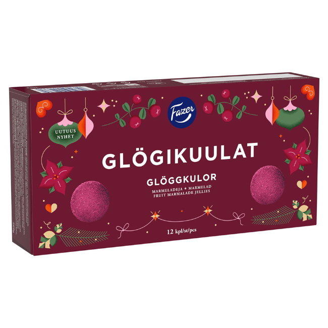 Мармеладные шарики с глинтвейном Fazer Glögikuulat 260 гр