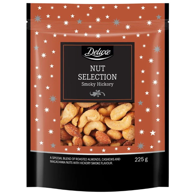 Копчёная ореховая смесь к Рождеству Deluxe 225 гр