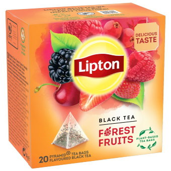 Чай черный в пирамидках (лесные ягоды) Lipton Forest Fruit 20шт/уп