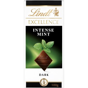 Шоколад Lindt Excellence со вкусом мяты, 100 гр