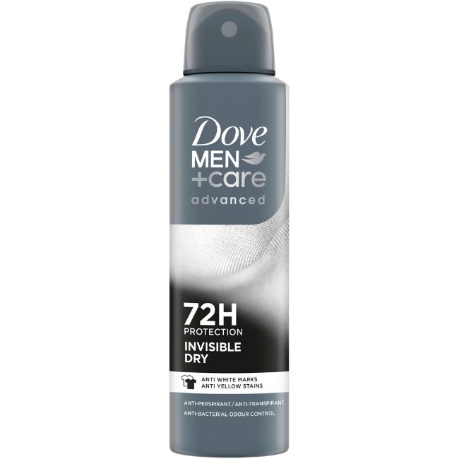 Dove Men+Care 72h Advanced Invisible Dry Дезодорант-антиперспирант-спрей 150 мл