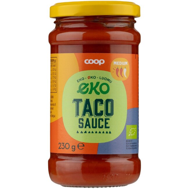 Соус для тако Coop medium органический 230 гр Соус для тако Coop medium органический 230 гр