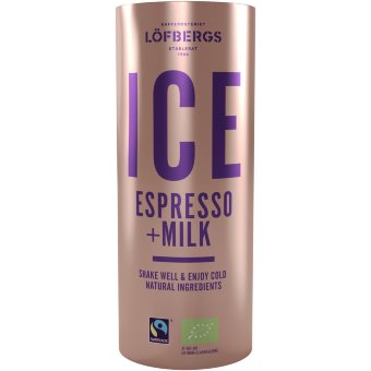 Холодный кофе Löfbergs Ice Espresso 230 мл органический fair trade