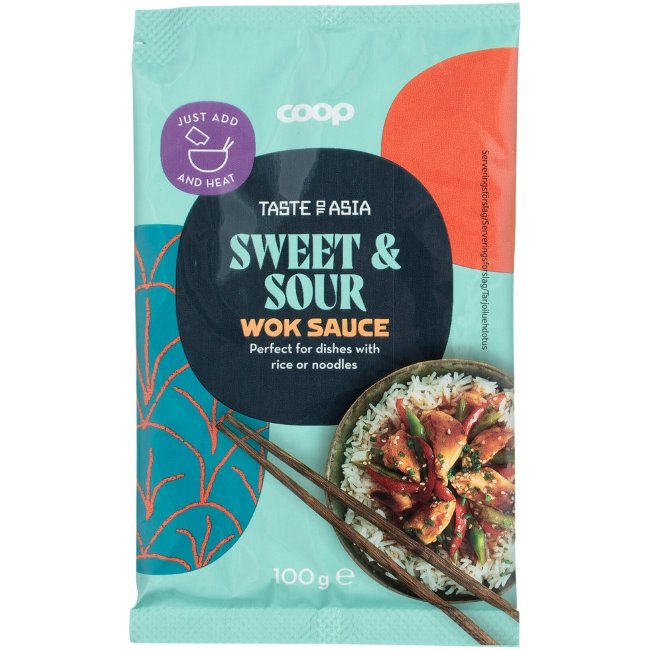 Вок-соус сладко-кислый Coop Taste of Asia 100 гр