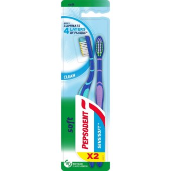 Зубная щетка Pepsodent Clean Soft 250 мл