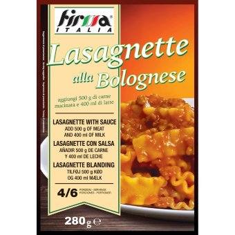 Сухой готовый продукт Лазаньетте с болоньезе Firma Italia 280 гр