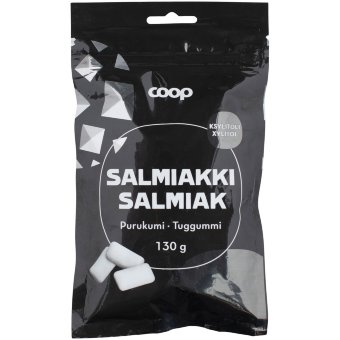 Жевательная резинка со вкусом лакрицы и салмиака Coop Salmiakki Mix 130 гр