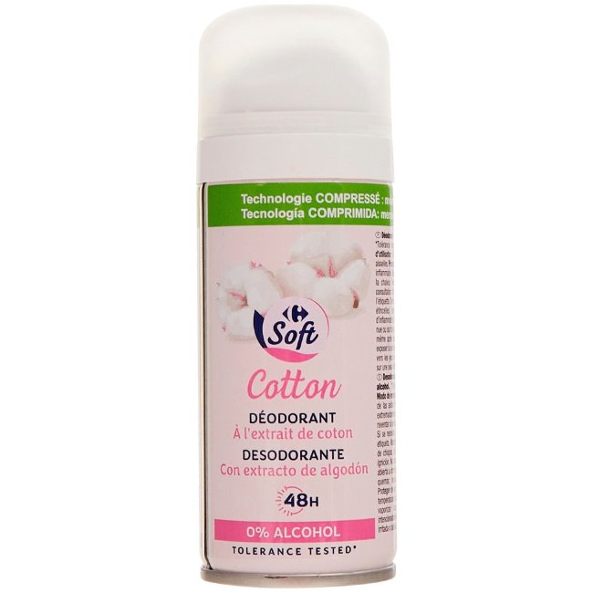 Спрей-дезодорант Carrefour Soft Cotton 100 мл
