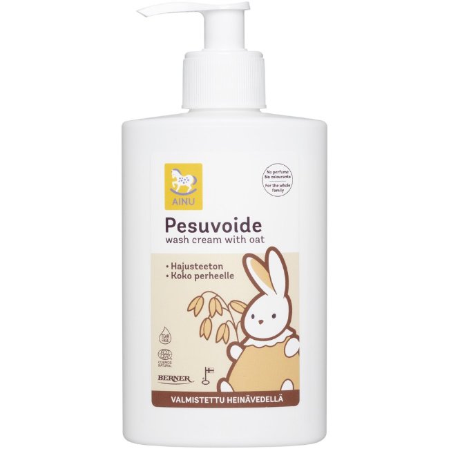 Моющее средство для кожи Ainu овсяное 300 мл