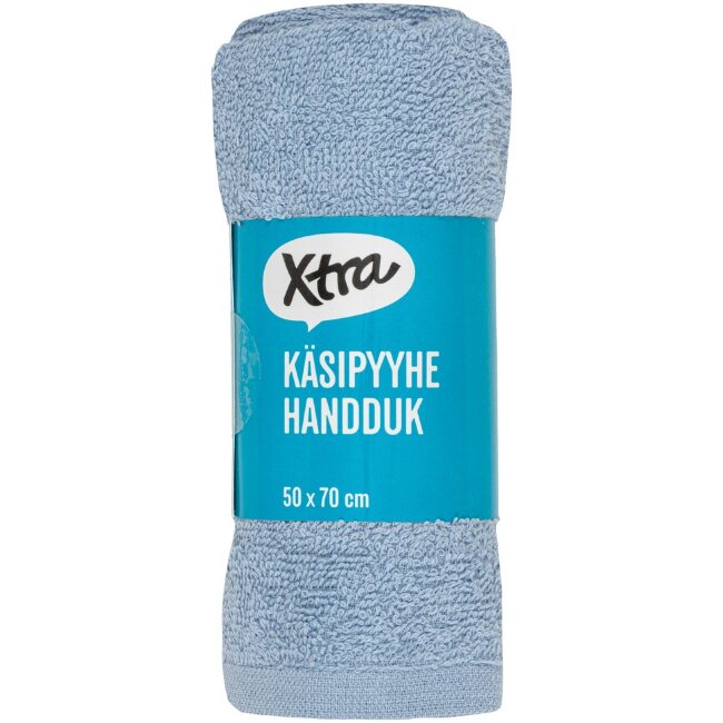 Ручное полотенце Xtra Anna 50x70 см светло-синего цвета