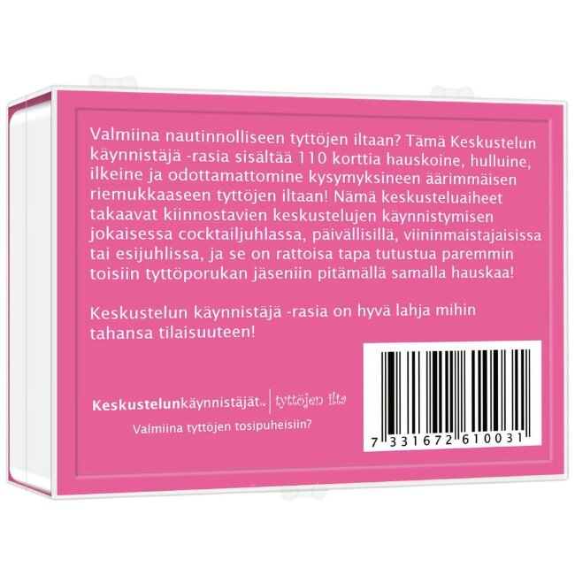 Настольная игра Keskustelunkävijät - девичник Настольная игра Keskustelunkävijät - девичник