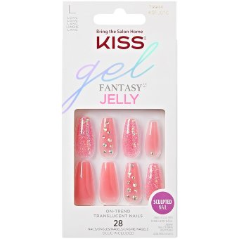 Гелевые накладные ногти Kiss Gel Fantasy Jelly Nails, Be Jelly Гелевые накладные ногти Kiss Gel Fantasy Jelly Nails, Be Jelly