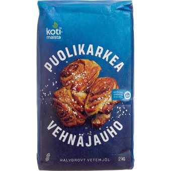 Пшеничная мука полугрубого помола Kotimaista 2 кг Пшеничная мука полугрубого помола Kotimaista 2 кг