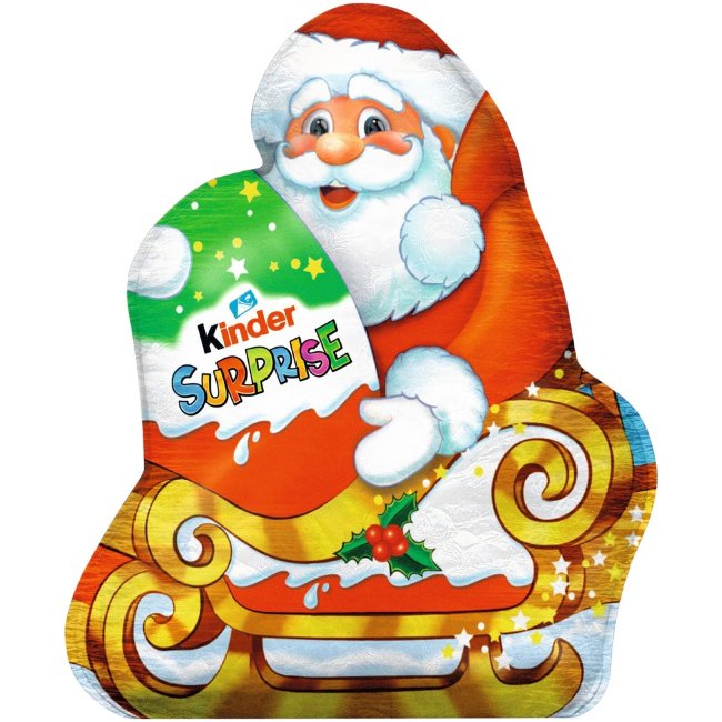 Шоколадный Дед Мороз с Kinder surprise 75 гр