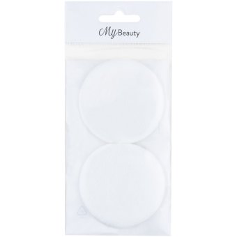 Пудровый пуховка My Beauty белая (уп 2 шт) Пудровый пуховка My Beauty белая (уп 2 шт)