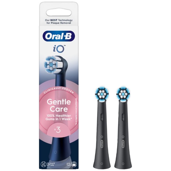 Сменные насадки Oral-B iO Gentle Care Black 3 шт