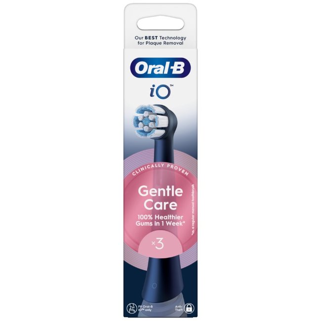 Сменные насадки Oral-B iO Gentle Care Black 3 шт
