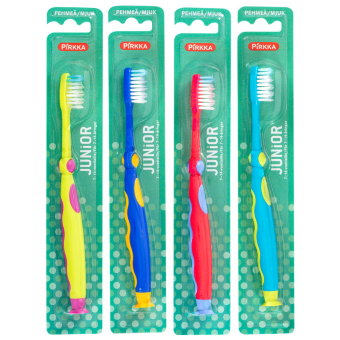 Мягкая зубная щетка для детей Pirkka 7-14лет Мягкая зубная щетка для детей Pirkka 7-14лет
