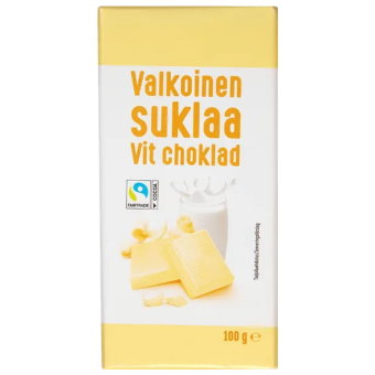Белый шоколад Valkoinen suklaa 100 гр