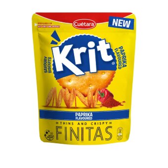 Солёное печенье с паприкой Krit Finitas 150 гр