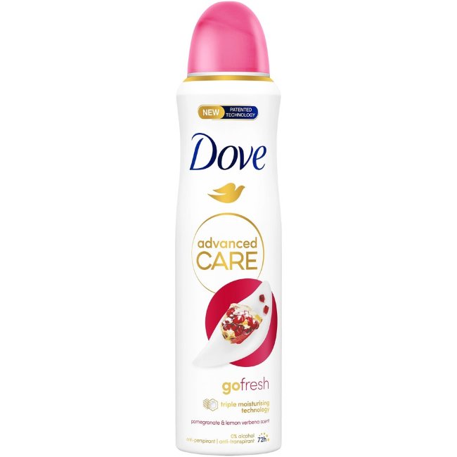 Дезодорант-антиперспирант Dove 72h Advanced Care с гранатовым ароматом 150 мл