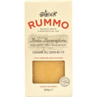 Листы для лазаньи из яйца Rummo № 173 500 гр Листы для лазаньи из яйца Rummo № 173 500 гр
