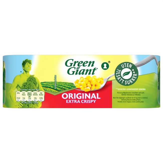 Кукурузные зерна Green Giant в рассоле (уп 3 шт) 3x140 гр