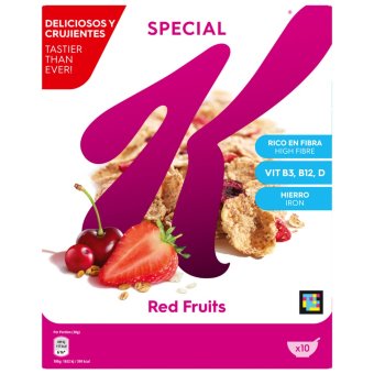 Хрустящие хлопья Kellogg's Special K с красными фруктами 300 гр Хрустящие хлопья Kellogg's Special K с красными фруктами 300 гр