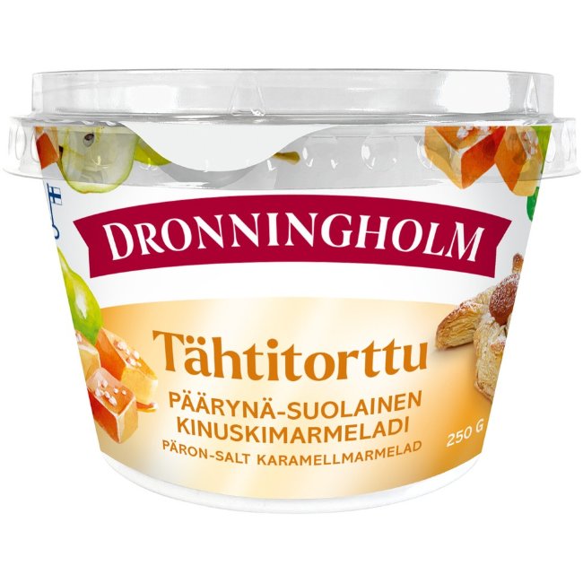Мармелад Dronningholm Tähtitorttu груша с соленой карамелью 250 гр