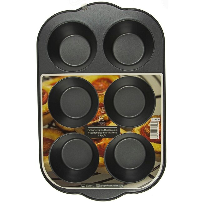 Форма для маффинов House jumbo на 6 маффинов Форма для маффинов House jumbo на 6 маффинов