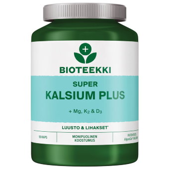Витамины с кальцием Super Kalsium Plus D3, магний и витамин К2 Bioteekki 90 капсул Витамины с кальцием Super Kalsium Plus D3, магний и витамин К2 Bioteekki 90 капсул