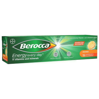 Шипучие таблетки В комплекса Berocca Orange 15 шт Bayer Шипучие таблетки В комплекса Berocca Orange 15 шт Bayer
