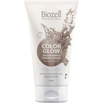 Ухаживающая тонирующая маска Biozell Color Glow Cool Latte 150 мл