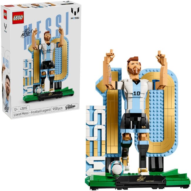 Конструктор LEGO® Editions Football 43015 Lionel Messi – футбольная легенда