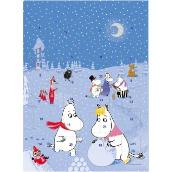 Шоколадный календарь Muumi 75 гр