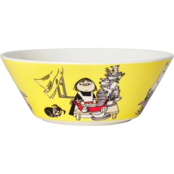 Супница с Муми-троллями Miisa 15 см желтая